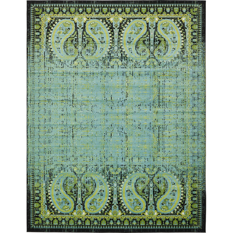 Mistana™ Neuilly Oriental Green Area Rug & Reviews Wayfair